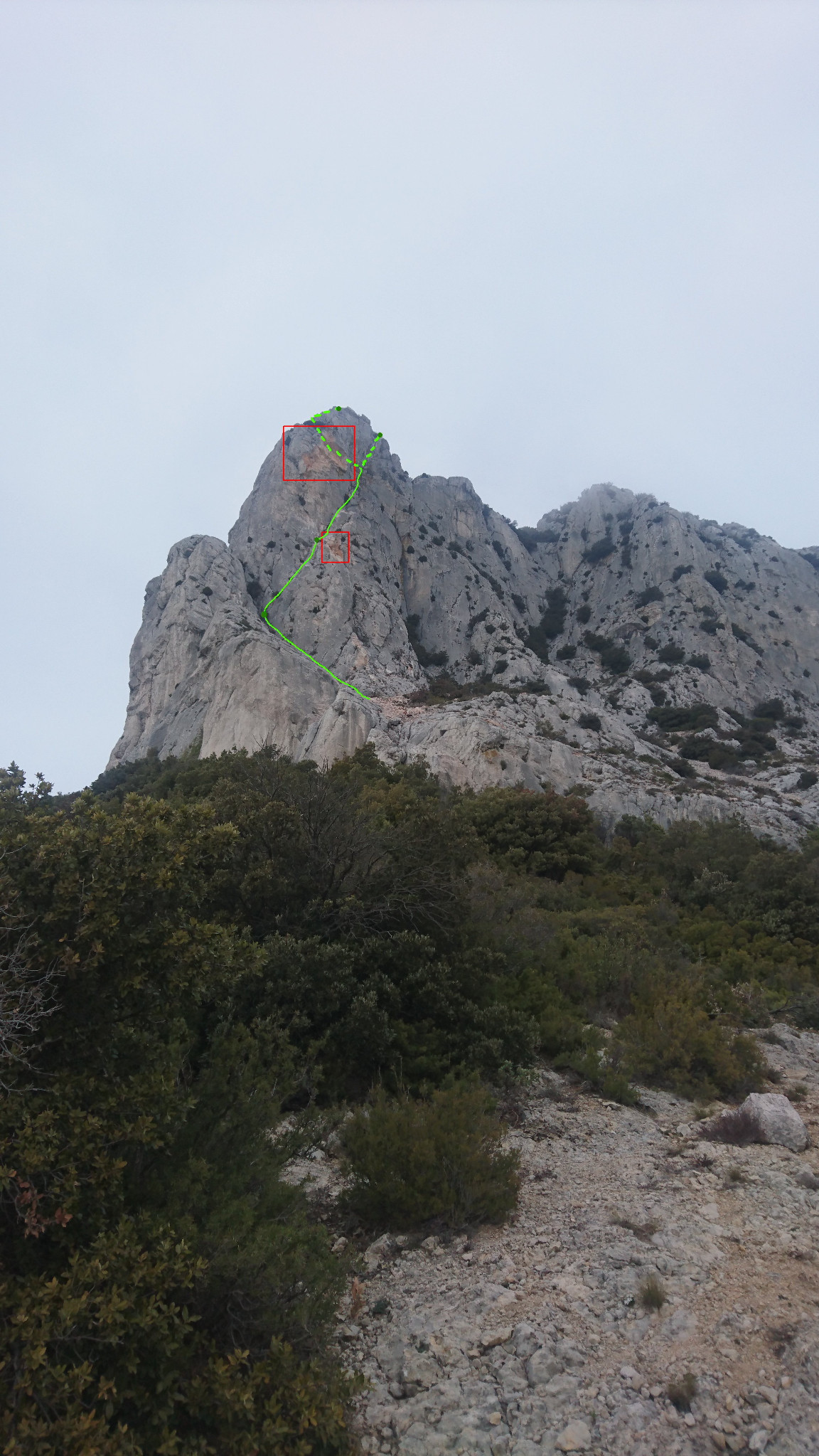 Sainte Baume Pic de Bertagne (Baou de Bartagne) Arête de la Glacière