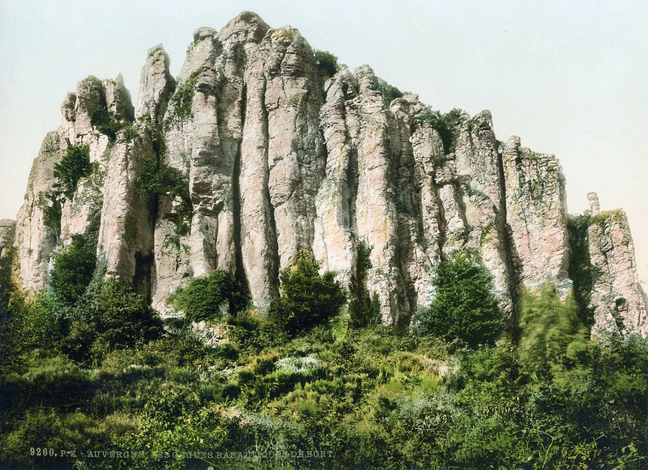 Les Orgues de Bort en 1900 par Photoglob N°0000009260