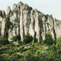Les Orgues de Bort en 1900 par Photoglob N°0000009260