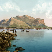Monte Pelegrino en 1900 par Photoglob N°0000017845