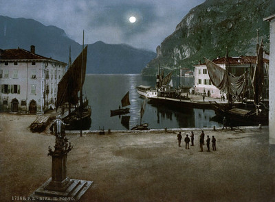 Lac de Garde, Riva, en 1900, par Photoglob N°0000017368