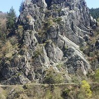 Roche Corbière depuis la Via Ferrata Enfants