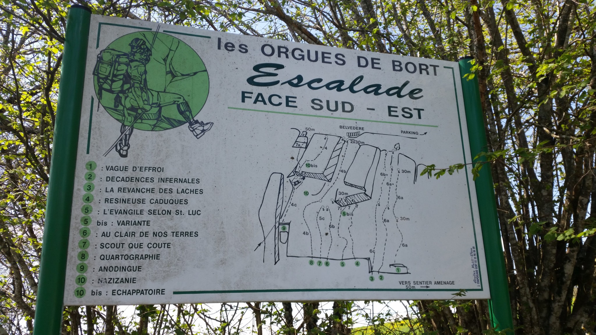 Escalade aux Orgues de Bort