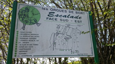 Escalade aux Orgues de Bort