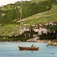 Funiculaire de Territet, en 1900, par Photoglob N°0000001309
