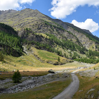 Revers de la Taillante vu de la vallée du Guil par Pline