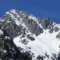Petite pointe des Planereuses et son couloir NE