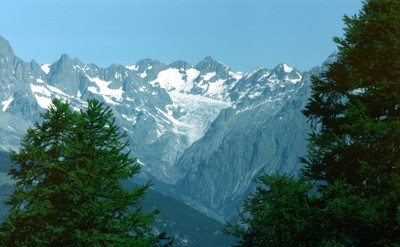 Neige Cordier, Glacier Blanc par YM vers 1960 Neige Cordier, Glacier Blanc par YM vers 1960