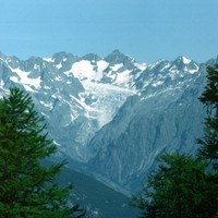 Neige Cordier, Glacier Blanc par YM vers 1960