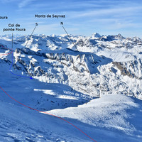 Traversée refuge V.Emanuele II > Pointe Foura