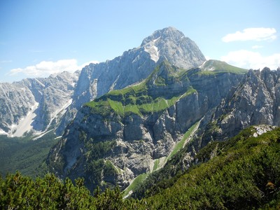 View towards Mangart from Picco di Mezzodi