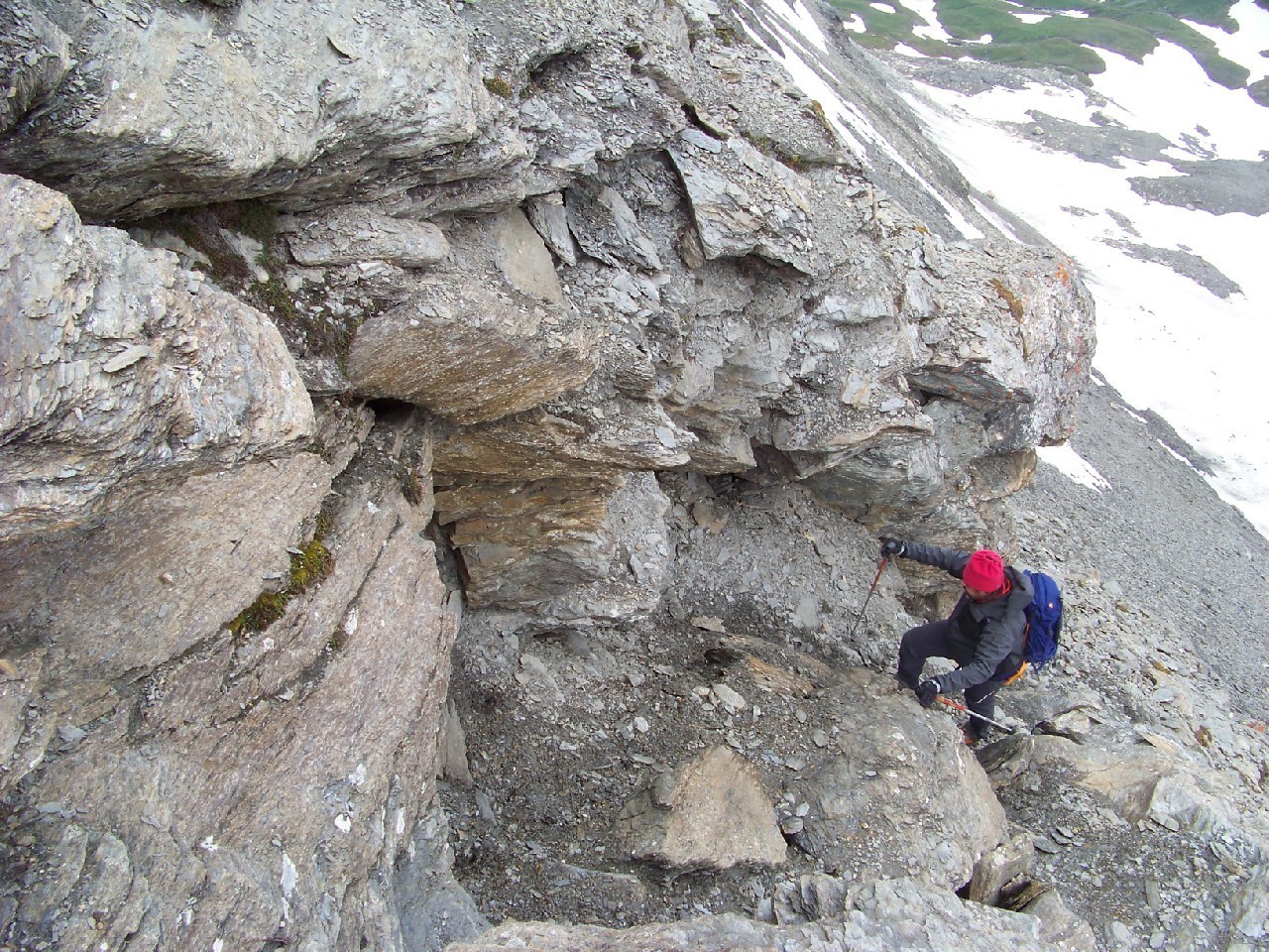 Petit pas de crapahu sous la Pointe de l'Arselle.