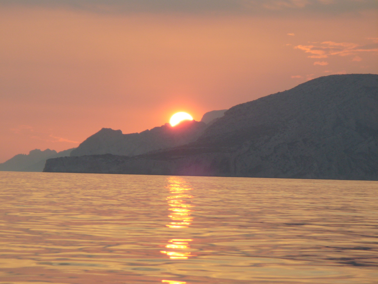Calanques en zodiac au retour des voies