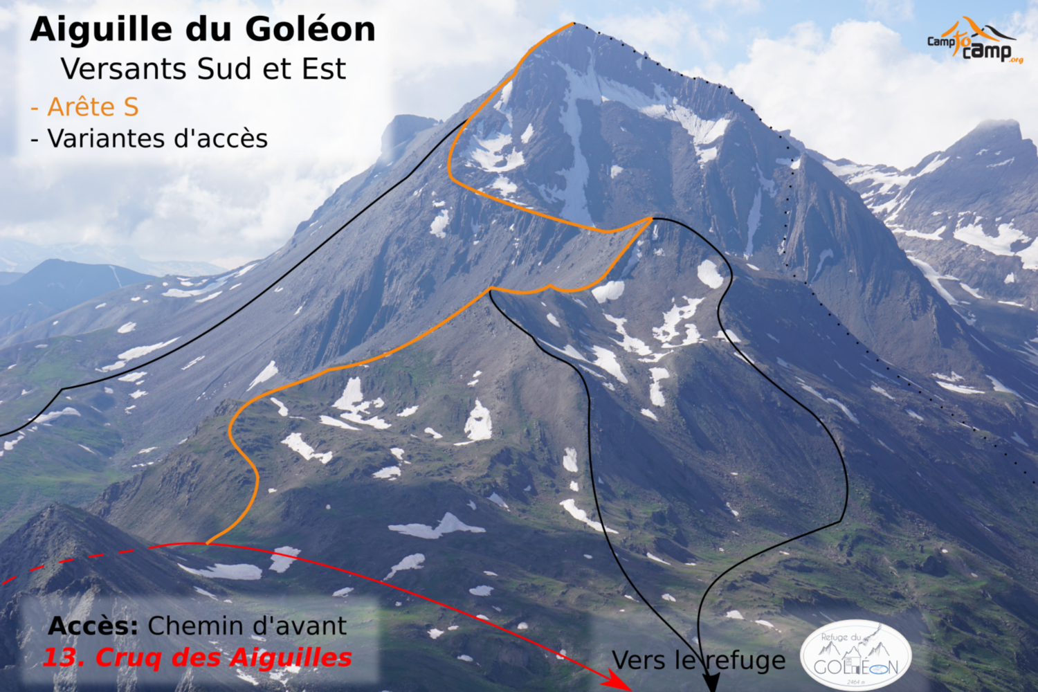 Aiguille du Goléon: Arête Sud