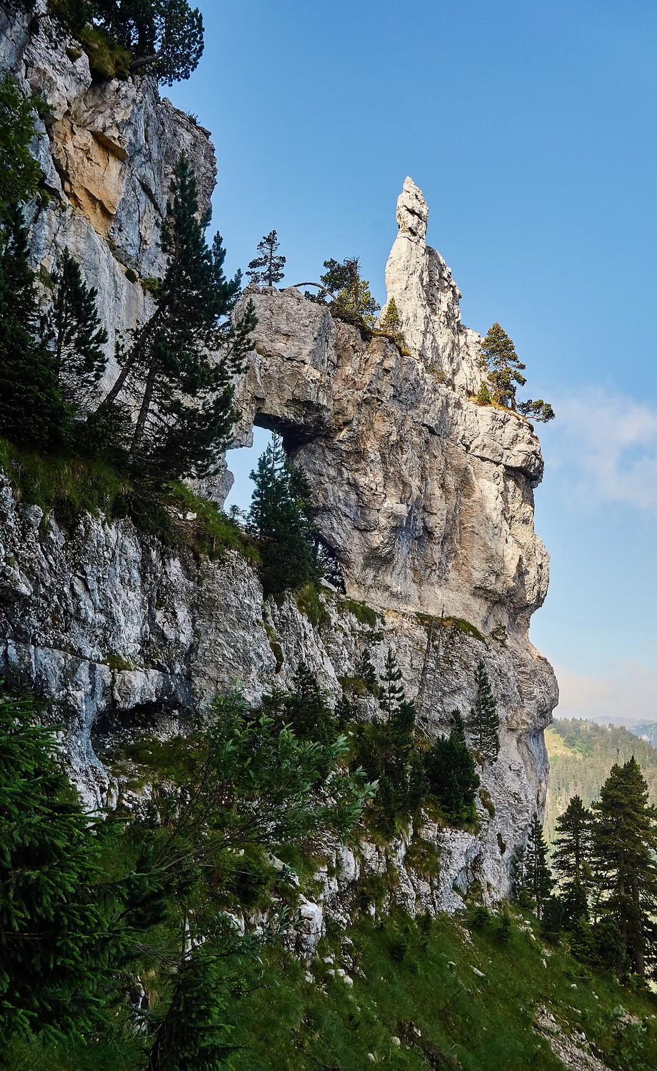 Arche à l'Aiguille, versant Nord...