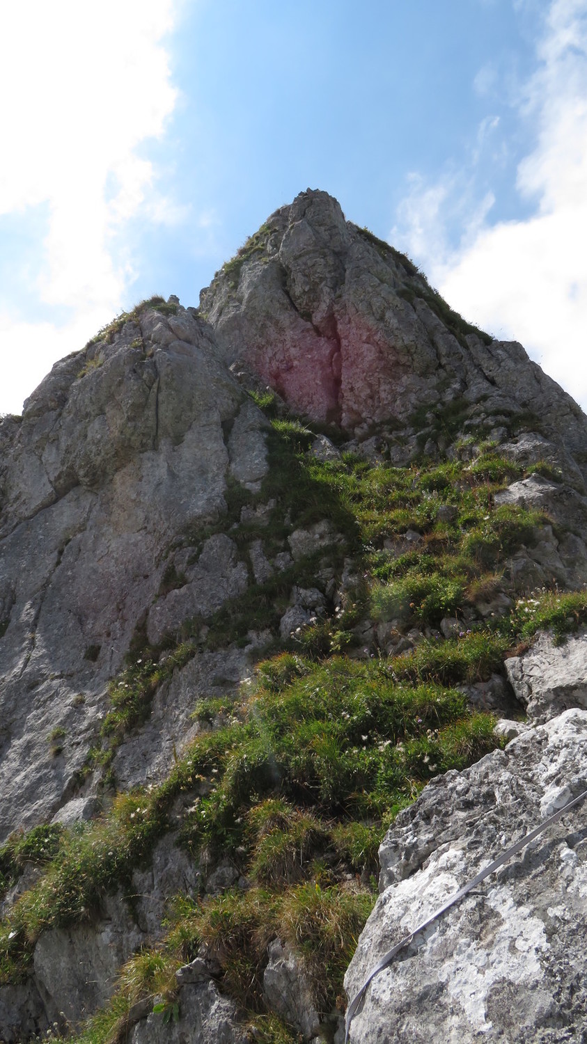 Dernière montée, facile dans un petit couloir