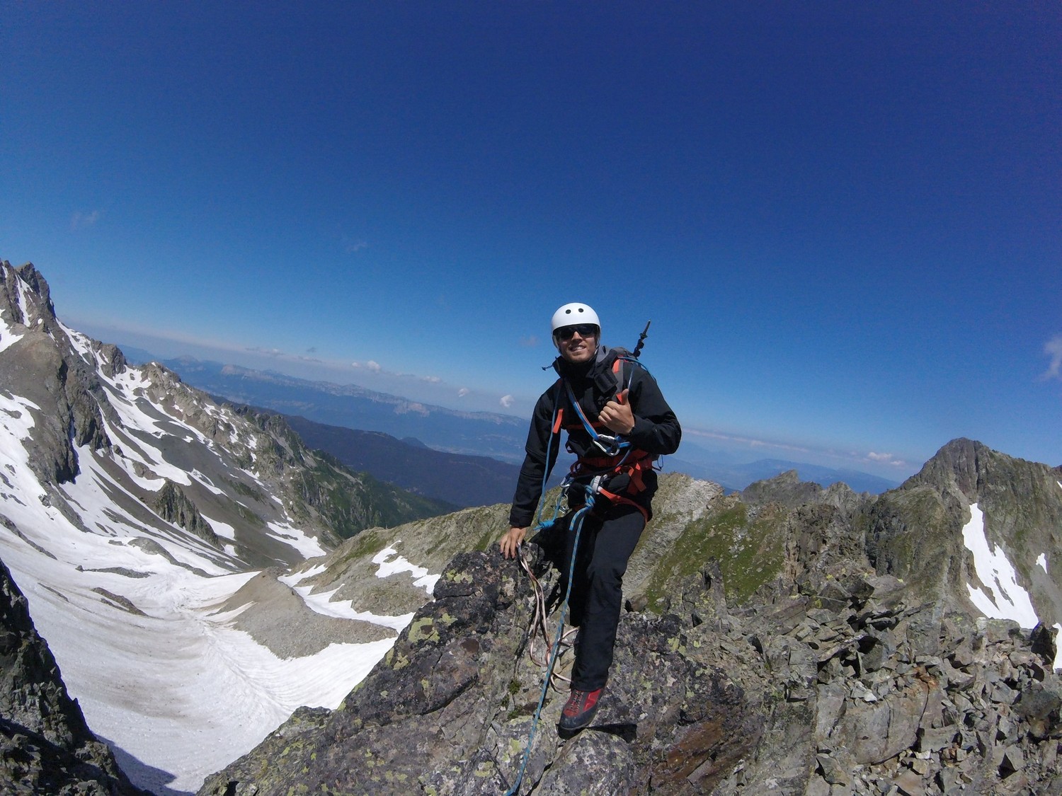 Sur l'arête