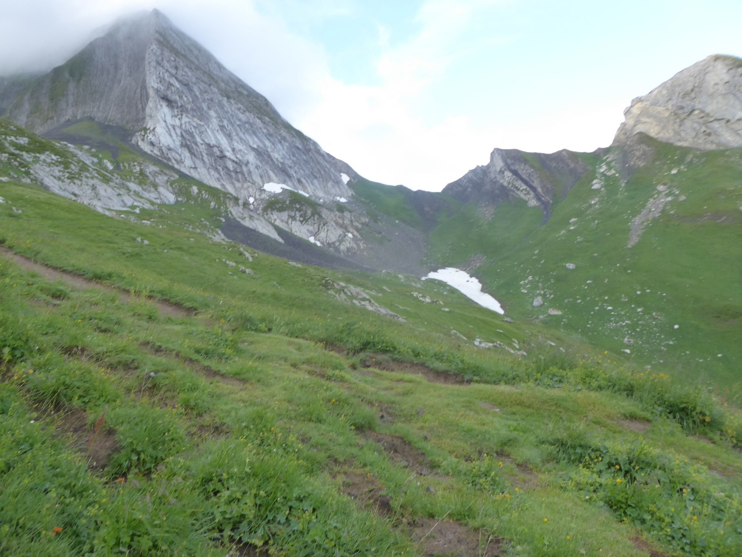 Mt Charvin, face Nord- col Porthets