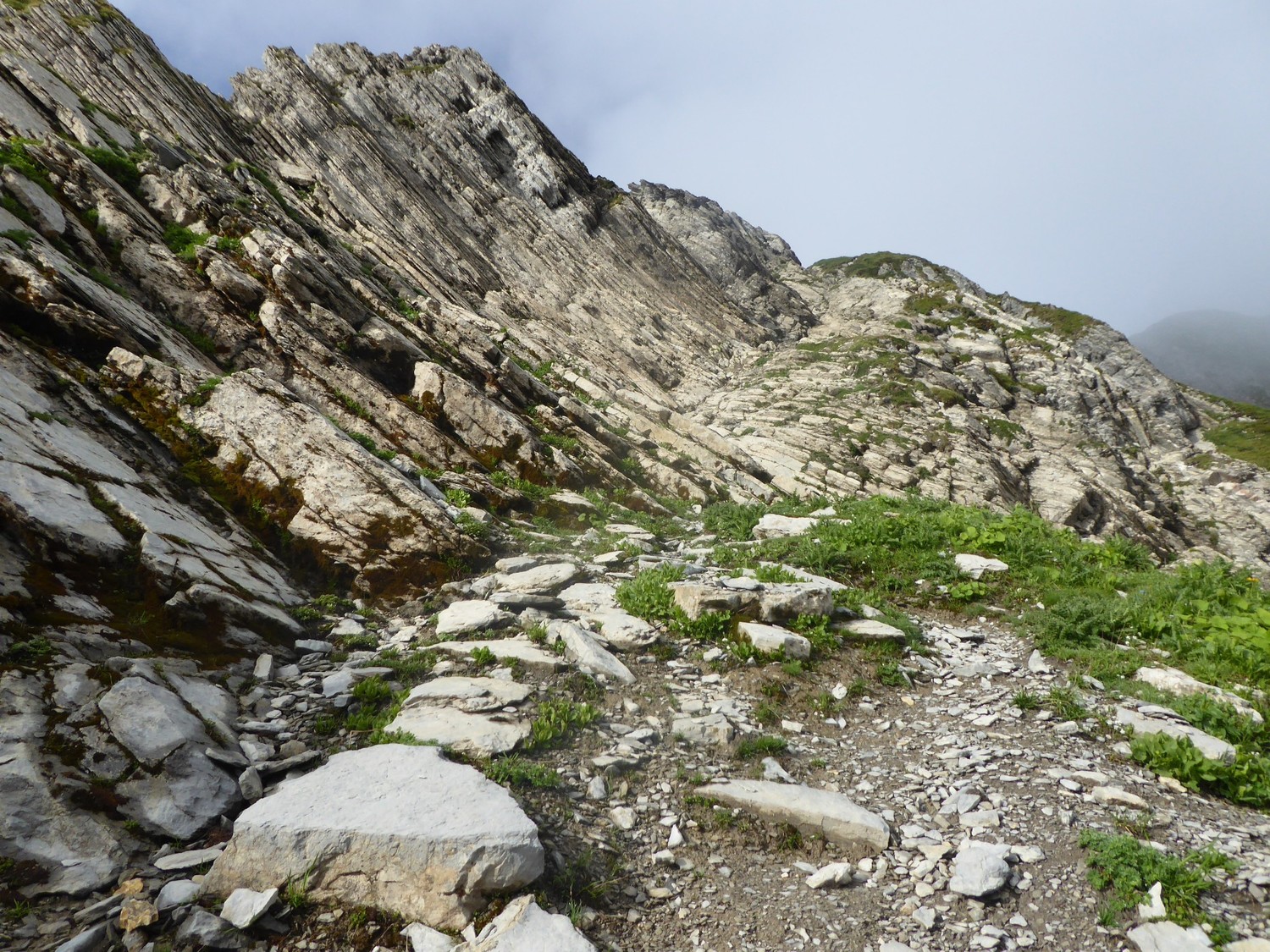la zone rocheuse&équipée - Mt Charvin