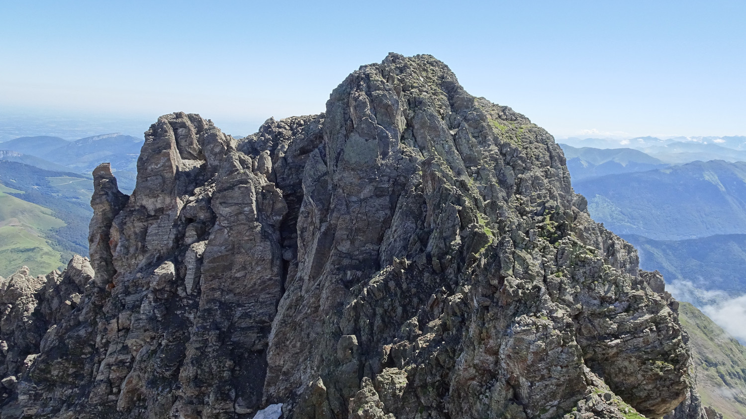 l'arête SW du petit Arbizon (juste descendue)