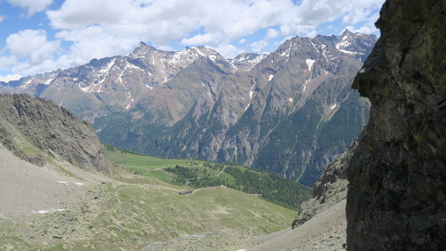 Cono Rovesciato - panorama depuis R1