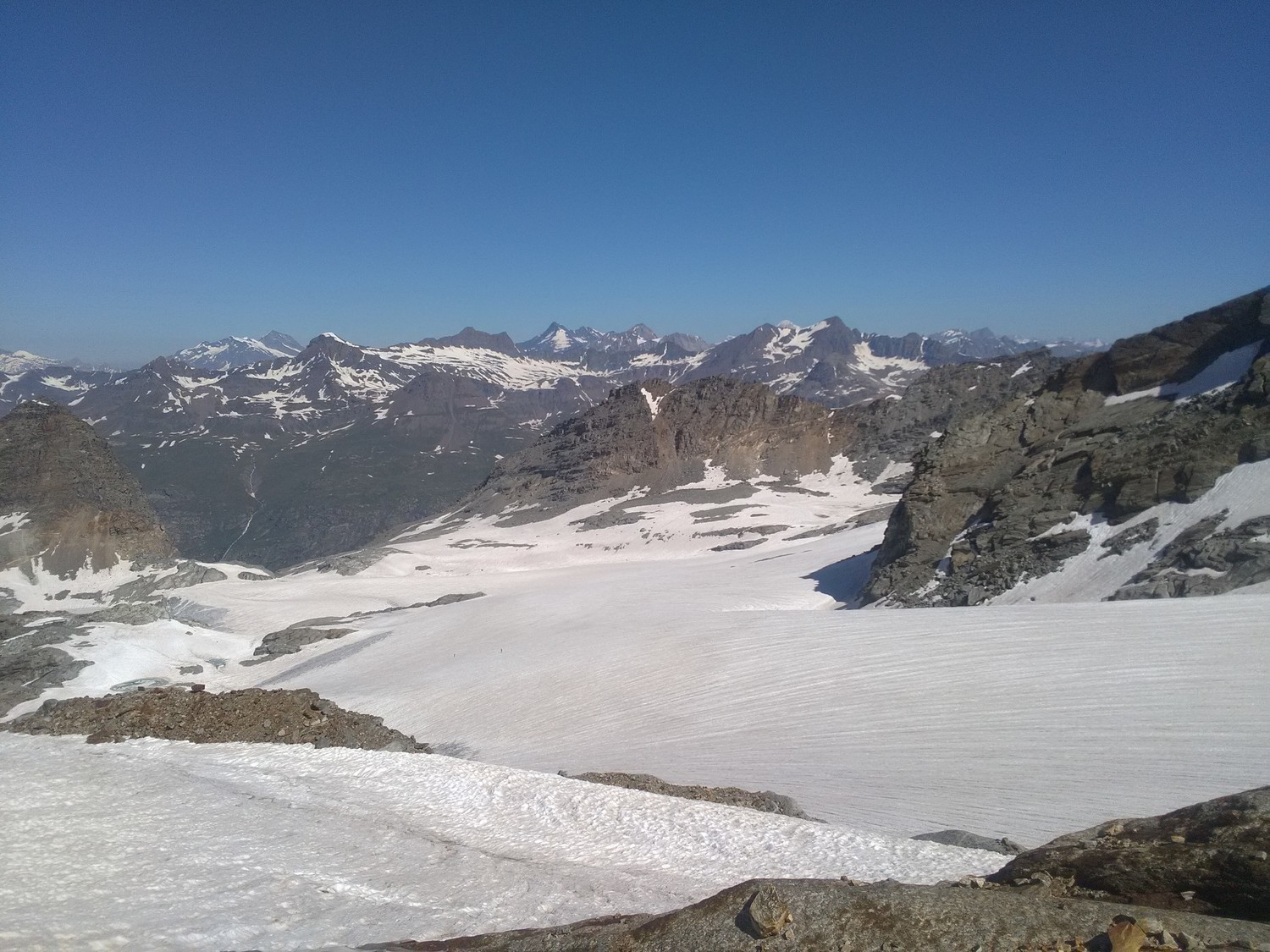 Vue d'ensemble du glacier du Grand Méan