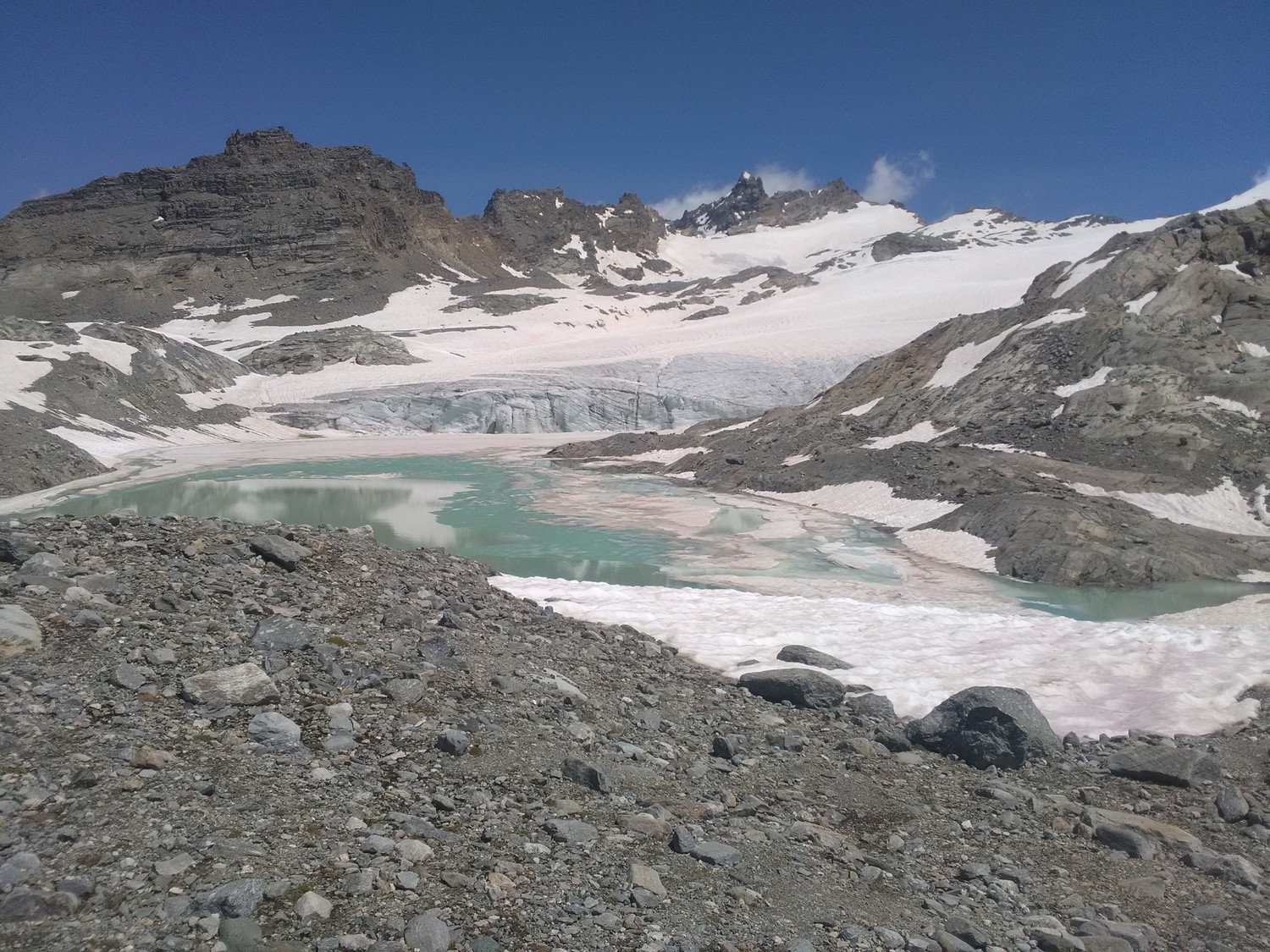 Lac et Glacier du Grand Méan