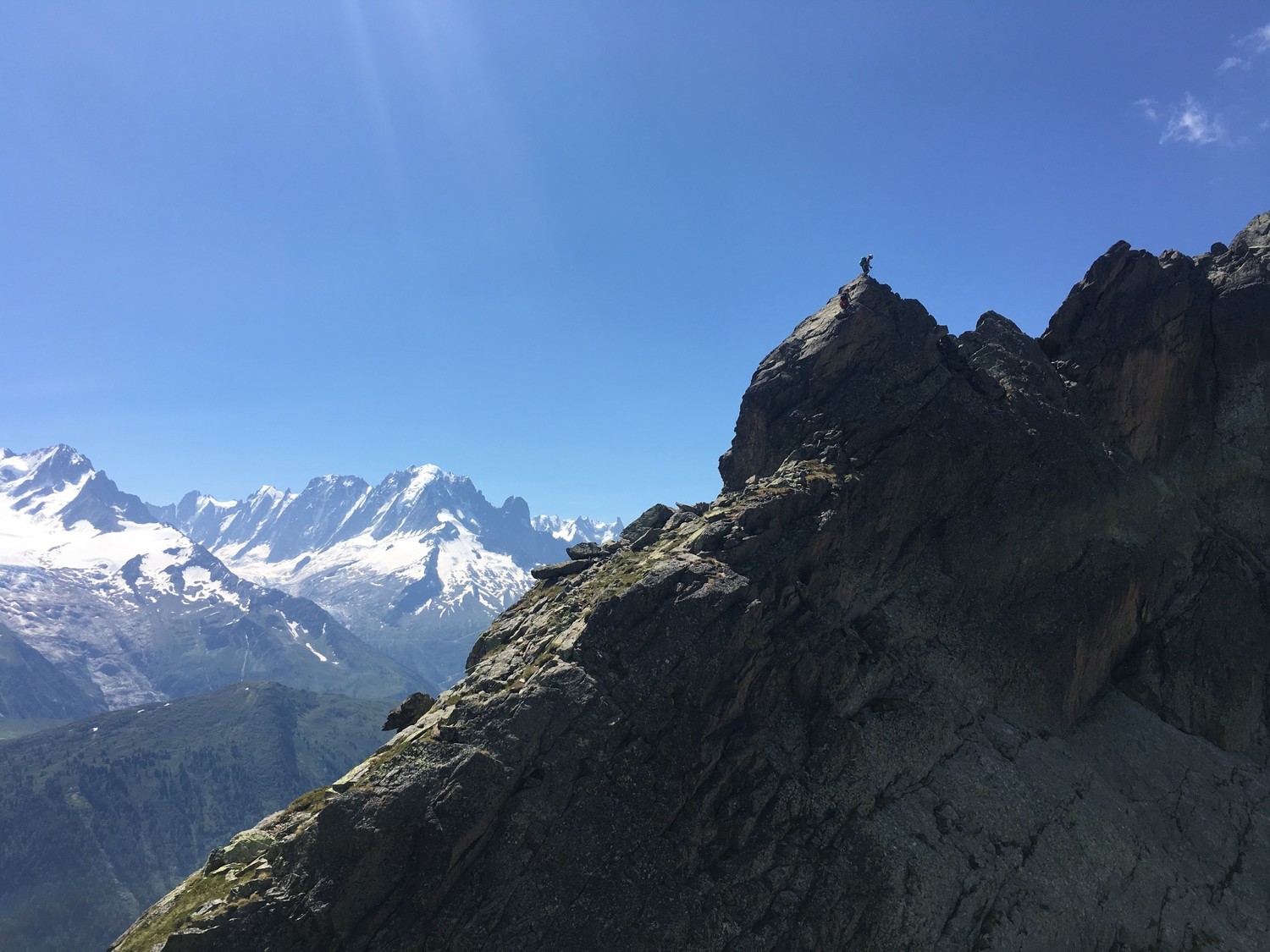 Traversée vers le Grand Perron