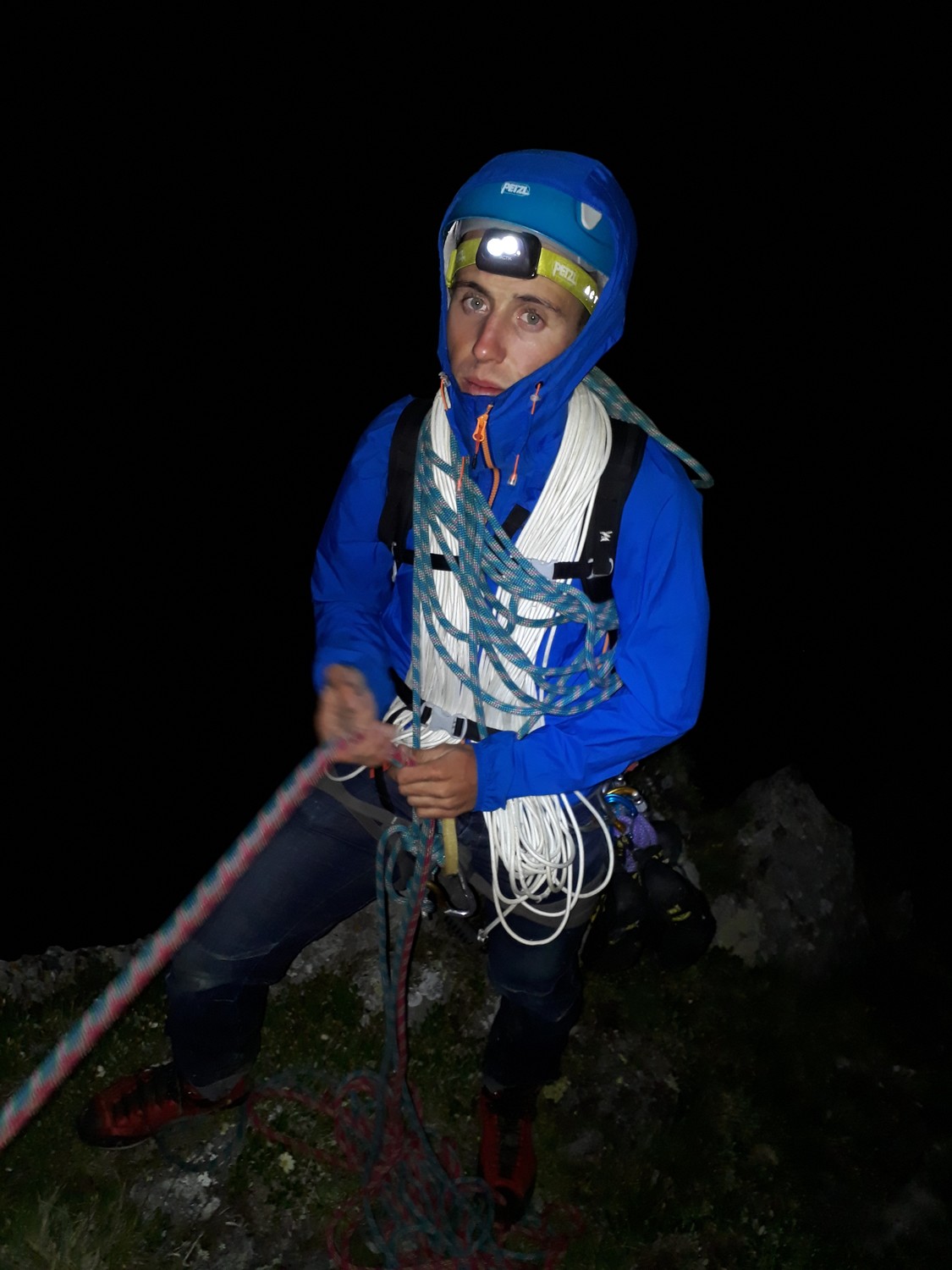 22h, arrivée sur l arête