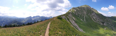 Mont de Grange, vue depuis la crêt du Coicon point 2004m