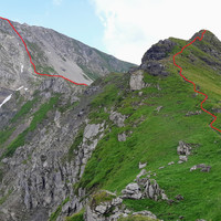 Mont de Grange, vue depuis montgane de Pertuis, point 1892