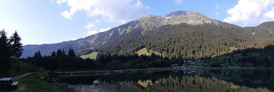 Mont de Grange, vue depuis le lac des Plagnes