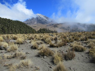 Le versant S du Pico de Orizaba