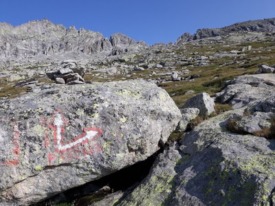 Bivio Passo della Vedretta - Bocchetta di Spassato Bivio Passo della Vedretta - Bocchetta di Spassato