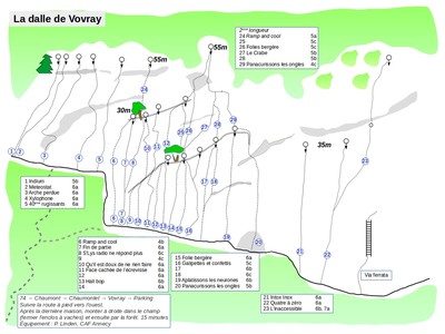 La dalle de Vovray La dalle de Vovray