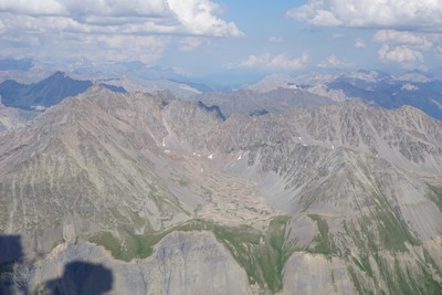 Massif du Combeynot depuis la Pointe Nérot Massif du Combeynot depuis la Pointe Nérot