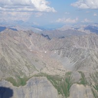 Massif du Combeynot depuis la Pointe Nérot