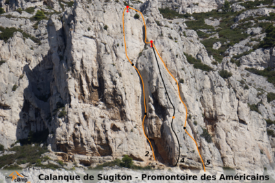Calanque de Sugiton - Promontoire des Américains