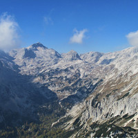 Velska dolina Valley - Kanjavec at the upper end