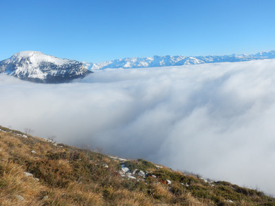 Mer de nuage depuis la Pinéa Mer de nuage depuis la Pinéa
