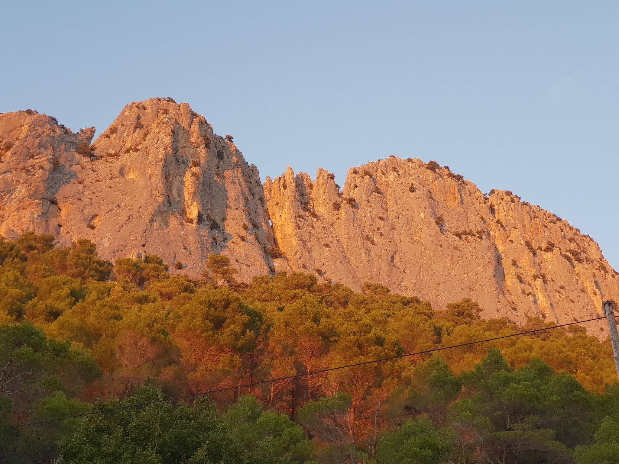 BuislesBaronnies Rocher SaintJulien L'Espadon puis la directe du