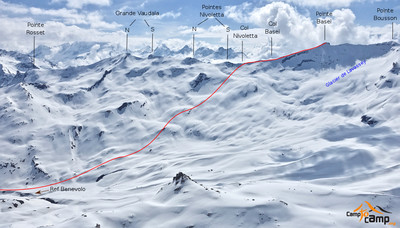 Pointe Basei par le versant Val de Rhêmes Pointe Basei par le versant Val de Rhêmes