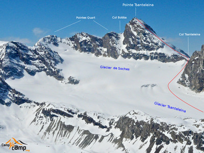 Pointe Tsanteleina par le Haut Val de Rhêmes Pointe Tsanteleina par le Haut Val de Rhêmes
