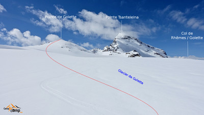 Pointe Golette depuis Thumel Pointe Golette depuis Thumel