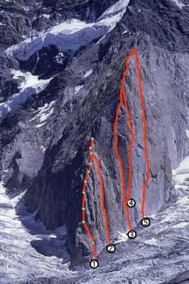 1. reflexion vertical; 2. un poco patagonia; 4. clandestino