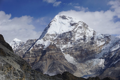 Chamlang depuis le Mera la Chamlang depuis le Mera la
