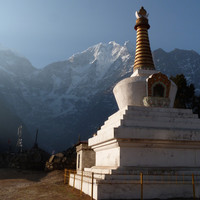 Tengboche et Thamserku