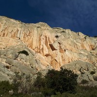 Paroi de la corniche, partie centrale