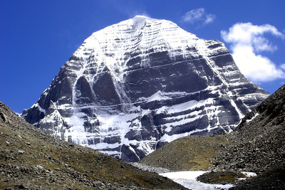 Northern side of Mt Kailash (Tibet Autonomous Region, People's Republic of China) Northern side of Mt Kailash (Tibet Autonomous Region, People's Republic of China)