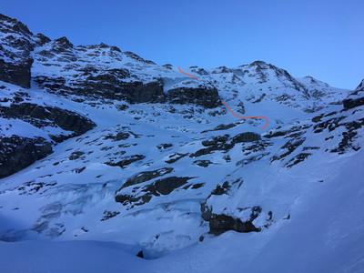 La ligne vue d'en bas